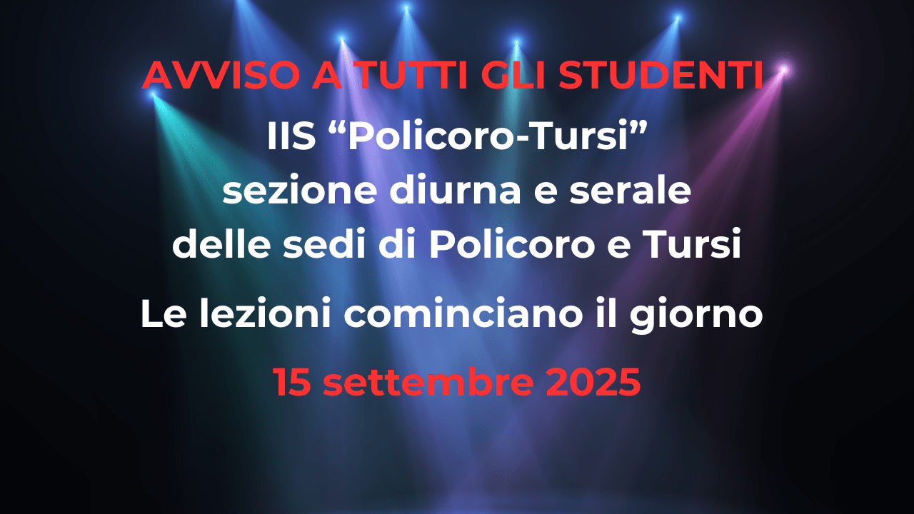 Locandina inizio anno